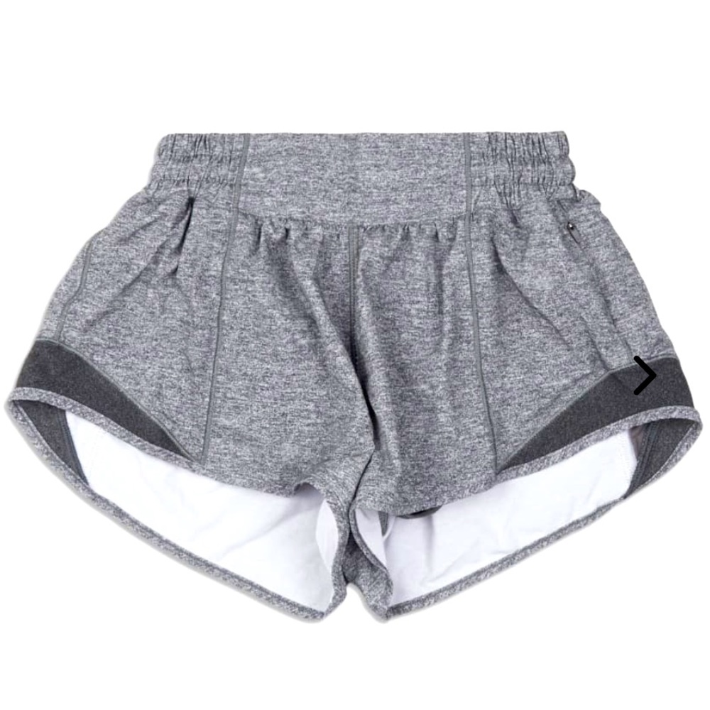 Lululemon Hotty Hot Low Rise Shorts- Heather Lux Multi Black